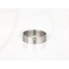 ANILLO ACERO ANCHO LINEA ZIRCONIA