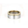 ANILLO ACERO ENSAMBLE ZIRCONIA LISO