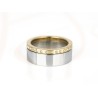 ANILLO ACERO ENSAMBLE ZIRCONIA LISO