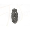 ANILLO ACERO OVALO GRANDE ZIRCONIA