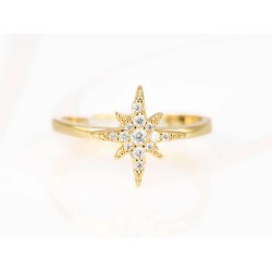 ANILLO BISUTERIA ESTRELLA ZIRCONIA