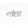 ANILLO BISUTERIA ESTRELLAS BLANCAS ZIRCONIA