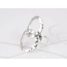 ANILLO DE PLATA CIRCULO ENTRELAZADO