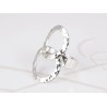 ANILLO DE PLATA CIRCULO ENTRELAZADO