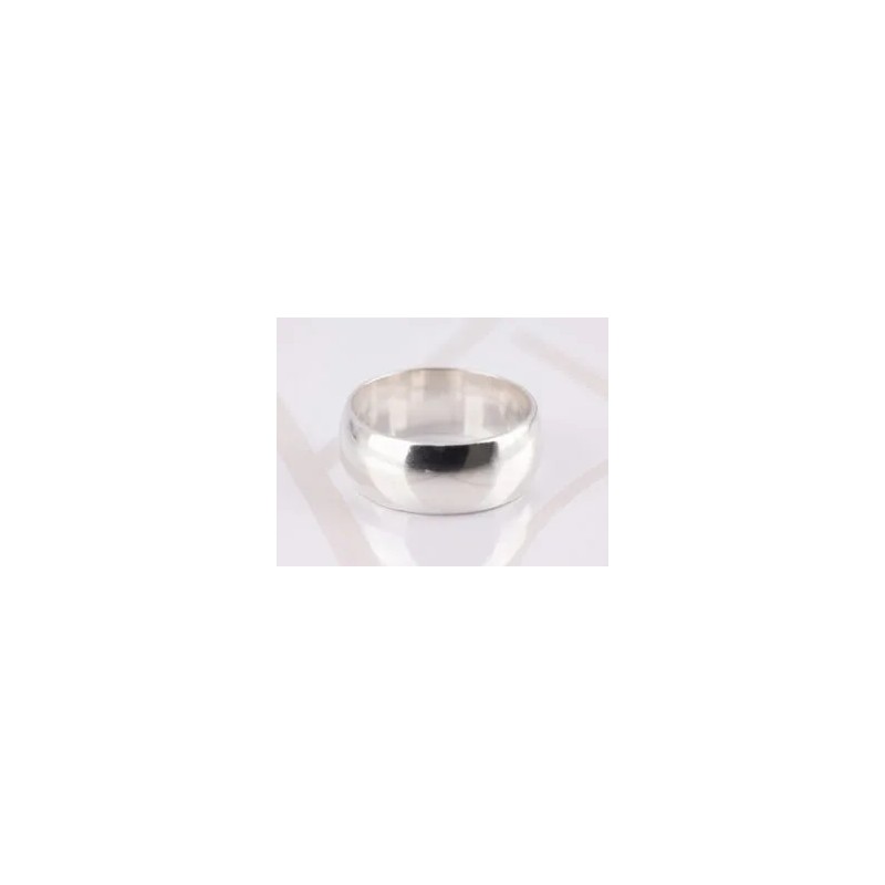 ANILLO DE PLATA CONFORT ANCHO