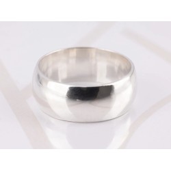 ANILLO DE PLATA CONFORT ANCHO