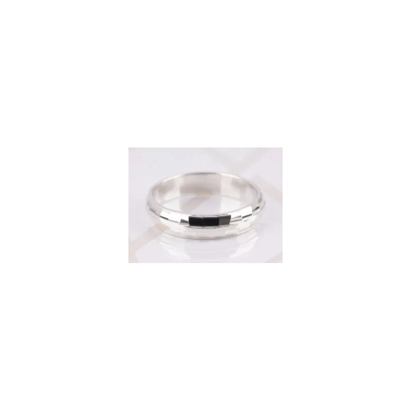 ANILLO DE PLATA DIAMANTADO