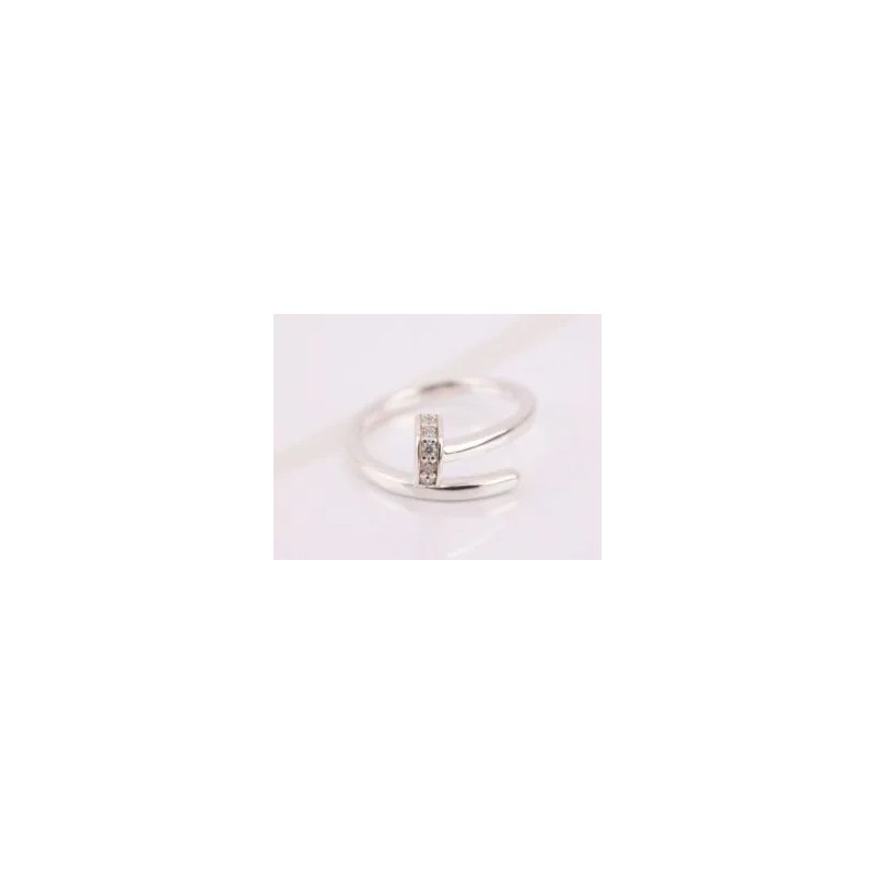 ANILLO DE PLATA MEDIO CIRCULO