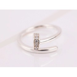 ANILLO DE PLATA MEDIO CIRCULO