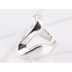ANILLO DE PLATA ONDA