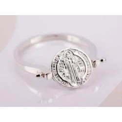 ANILLO DE PLATA SAN BENITO