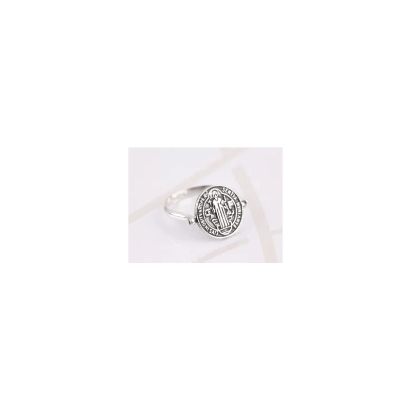 ANILLO DE PLATA SAN BENITO