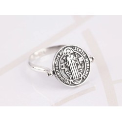 ANILLO DE PLATA SAN BENITO