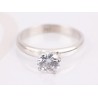 ANILLO DE PLATA SOLITARIO SENCILLO