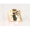 ANILLO ORO LAMINADO CURVA ANCHA MARTILLADO