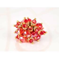 ANILLO ORO LAMINADO PACHON CRISTAL