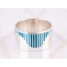 ANILLO PLATA ALTAS Y BAJAS ESMALTADO