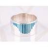 ANILLO PLATA ALTAS Y BAJAS ESMALTADO