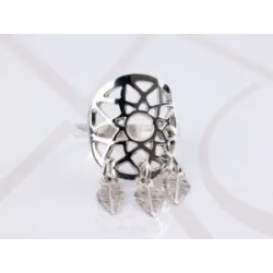 ANILLO PLATA ATRAPA SUEÑOS LISO