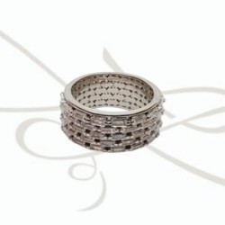 ANILLO PLATA BAGUETTE PANEL