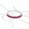 ANILLO PLATA BAGUETTE ROSA