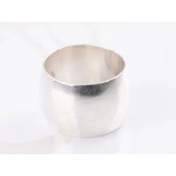 ANILLO PLATA BARRIL LISO