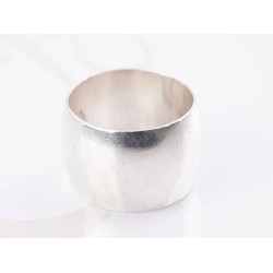 ANILLO PLATA BARRIL LISO