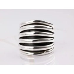 ANILLO PLATA CAPARAZON ARMADILLO PAVONADO