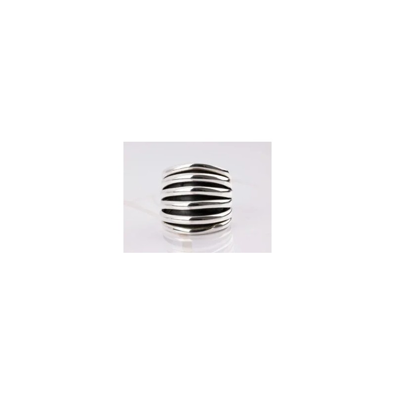 ANILLO PLATA CAPARAZON ARMADILLO PAVONADO