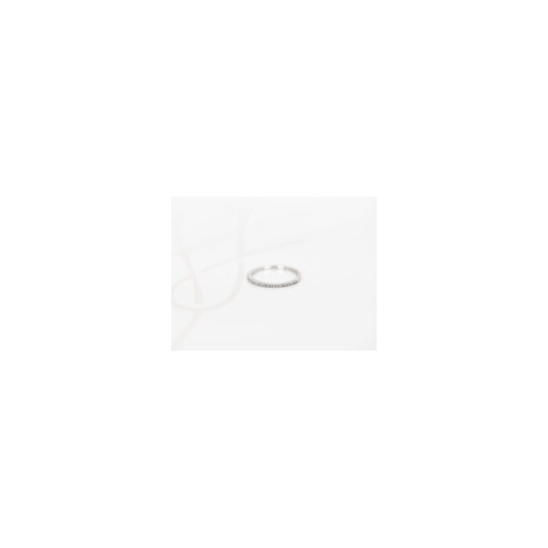 ANILLO PLATA CHURUMBELA DELGADA ZIRCONIA 5A