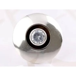 ANILLO PLATA CIRCULO CON ZIRCONIA LISO