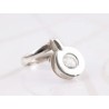 ANILLO PLATA CIRCULO LISO ZIRCONIA
