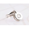ANILLO PLATA CIRCULO LISO ZIRCONIA