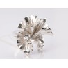 ANILLO PLATA CLAVELES LISO