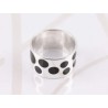 ANILLO PLATA CIRCULOS TAMAÑOS ESMALTADO