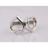 ANILLO PLATA CORAZONES INVERTIDOS LISO