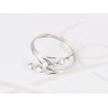 ANILLO PLATA CRUZADO TRIPLE BOLA