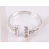 ANILLO PLATA CUADRO ABIERTO ZIRCONIA