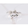 ANILLO PLATA DOBLE MOÑO ZIRCONIA