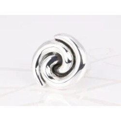 ANILLO PLATA ESPIRAL  ELECTROFORMADO