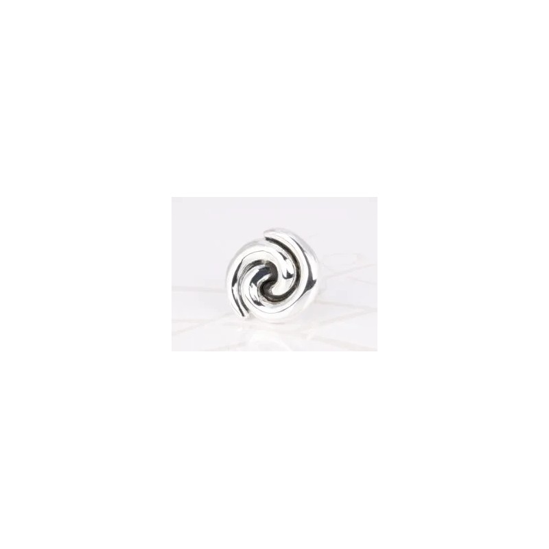 ANILLO PLATA ESPIRAL  ELECTROFORMADO