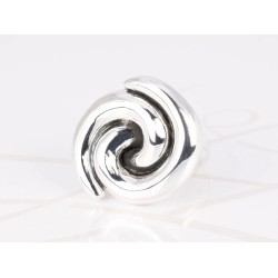 ANILLO PLATA ESPIRAL  ELECTROFORMADO