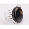 ANILLO PLATA ESPIRAL  PIEDRA AG