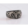 ANILLO PLATA GARIGOLEADO MARQUESITA