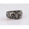 ANILLO PLATA GARIGOLEADO MARQUESITA