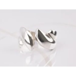ANILLO PLATA HOJAS ANCHAS LISO