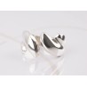 ANILLO PLATA HOJAS ANCHAS LISO