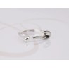 ANILLO PLATA INTERROGACION LISO