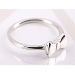 ANILLO PLATA MINI MOÑO LISO