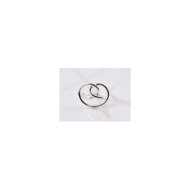 ANILLO PLATA NUDO LISO